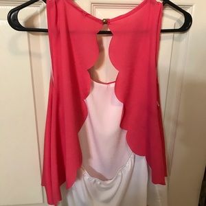 Open back boutique top